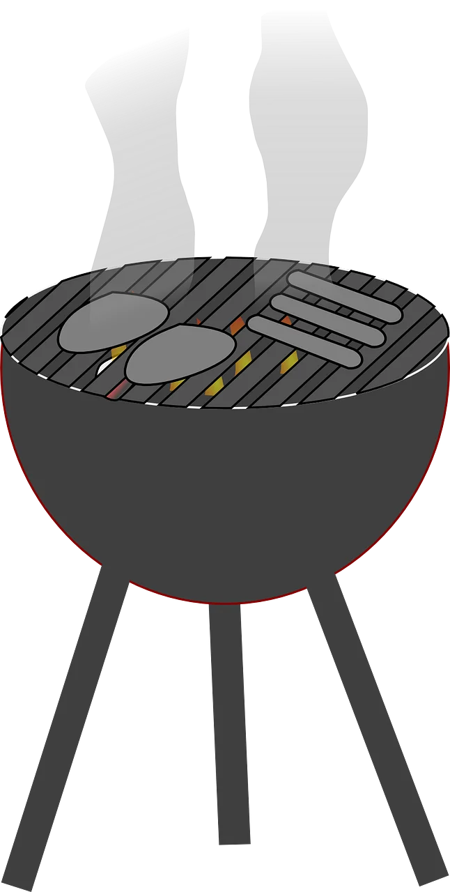 Classic Charcoal Grill Clipart: Outdoor Cooking Essentials for BBQ Enthusiasts