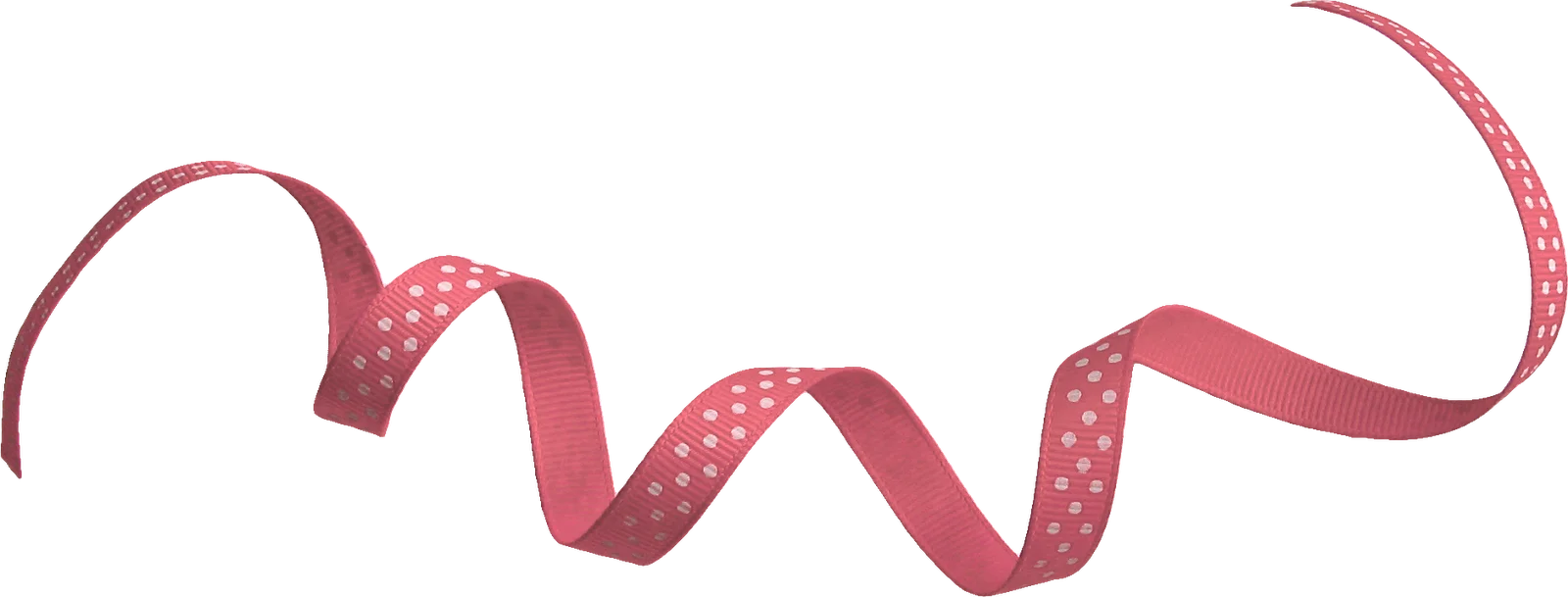 Elegant Crimson Ribbon Clipart Swirling with Graceful Curvature and Decorative Flair