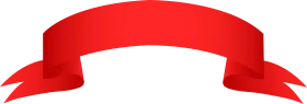 Elegant Red Scroll Banner Clipart Design for Creative Projects and Graphic Elements