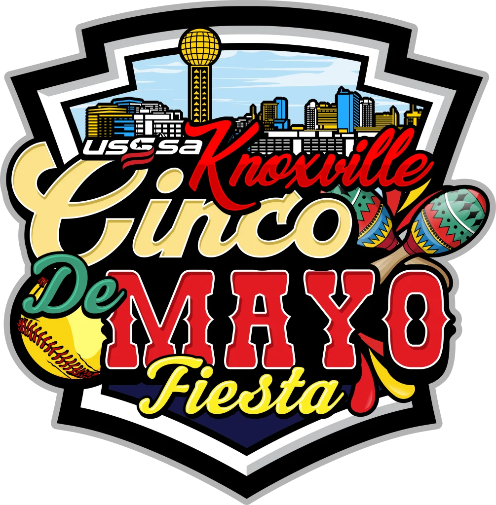 Knoxville Cinco de Mayo Fiesta Celebration Festive Colorful Clipart Design