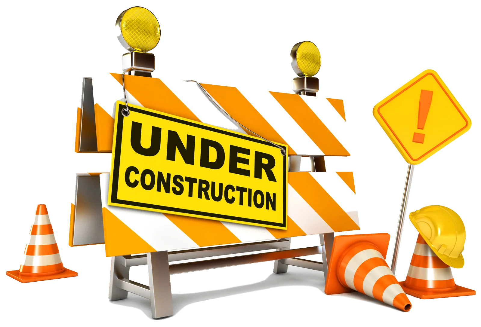 Professional Construction Site Safety Equipment Clipart Illustration Graphic Design