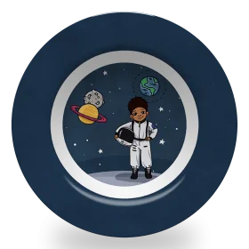 Adventurous Astronaut Exploring Celestial Wonders Space Clipart Illustration