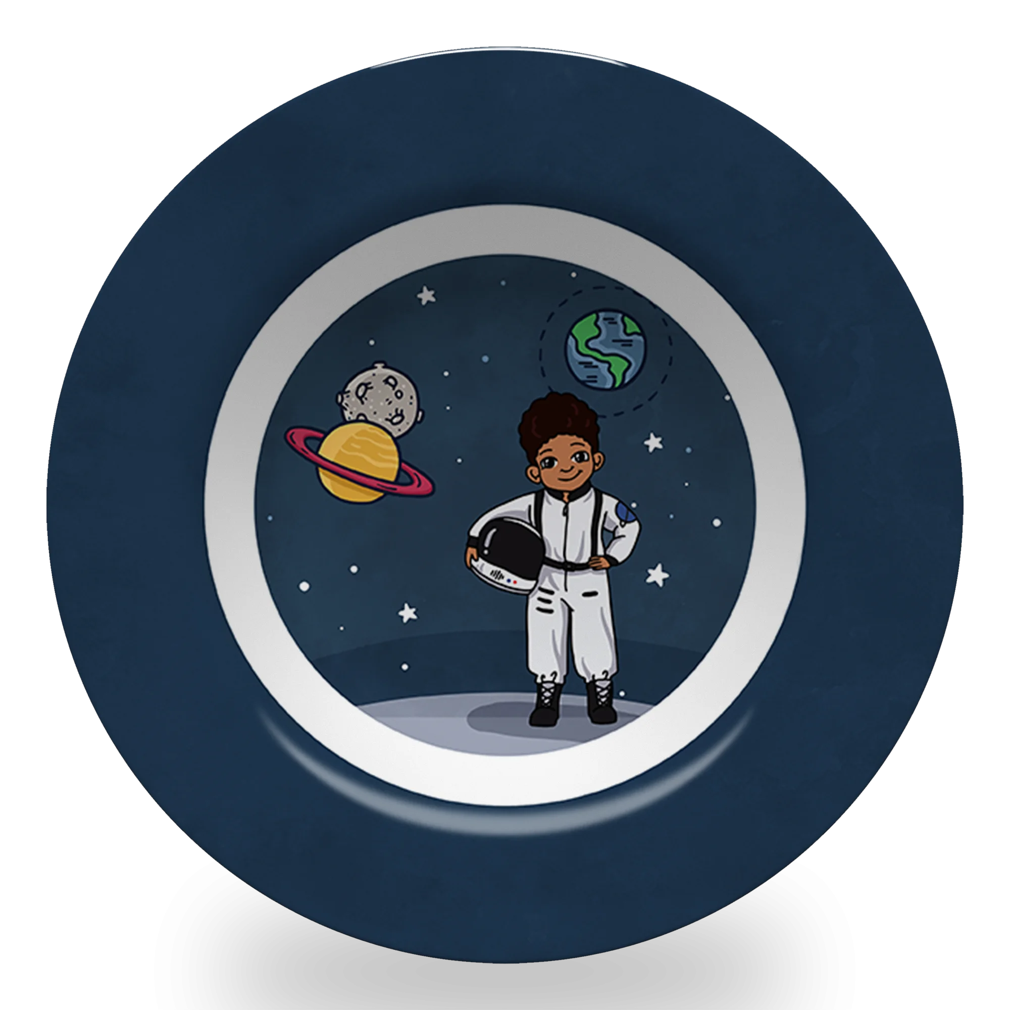 Adventurous Astronaut Exploring Celestial Wonders Space Clipart Illustration