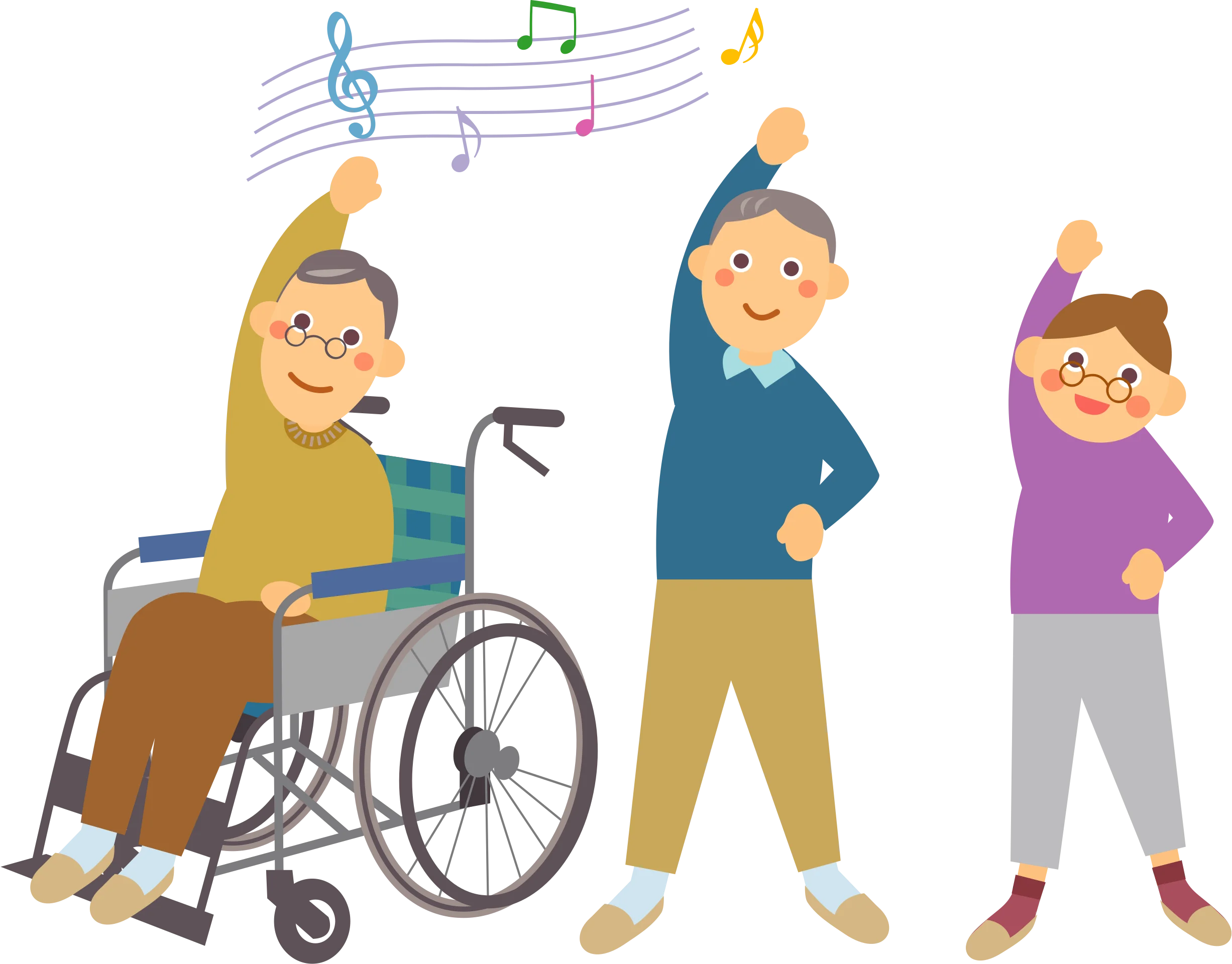 Inclusive Fitness and Movement Clipart Celebrating Diversity and Ability