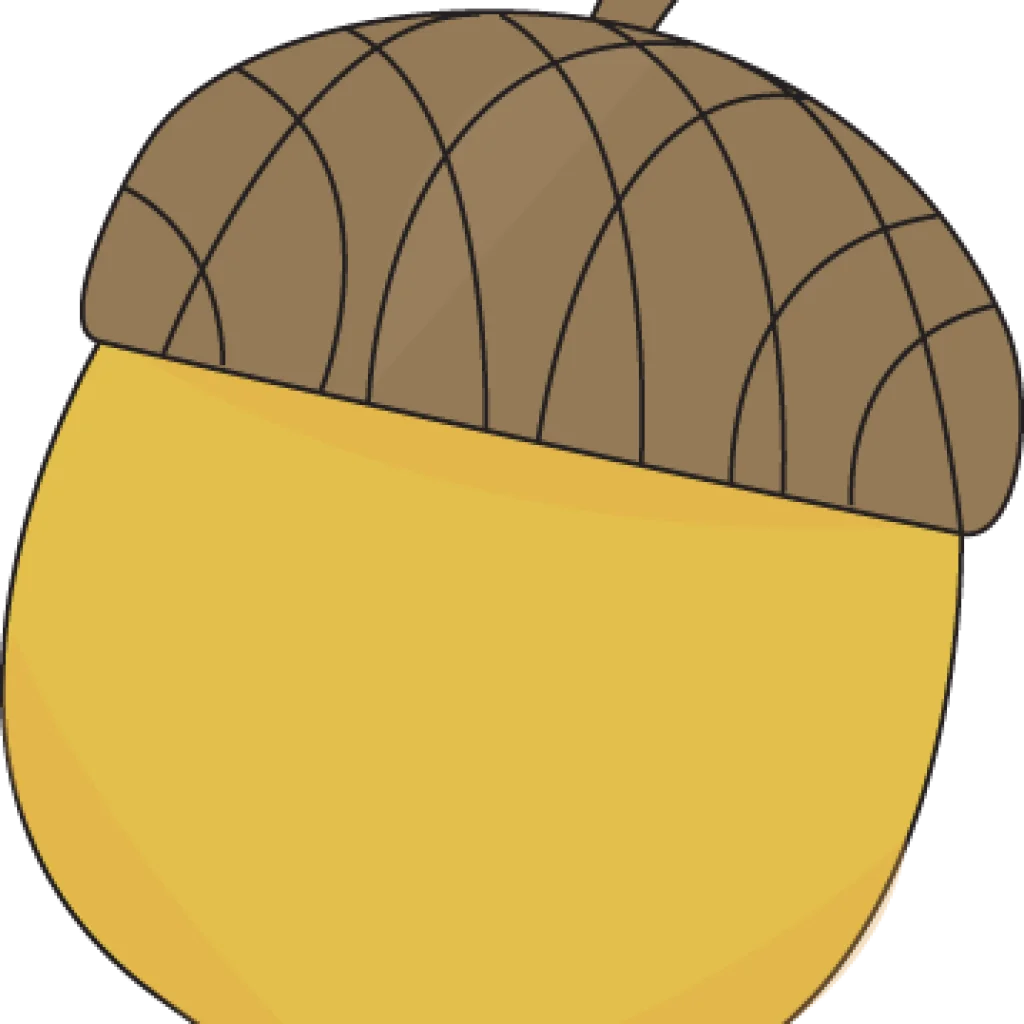 Rustic Woodland Acorn Clipart - Nostalgic Nature-Inspired Illustration Design