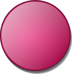 Smooth Magenta Round Clipart Design with Elegant Shadow Effect