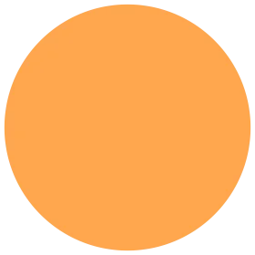 Smooth Apricot-Toned Geometric Circle Clipart Design Element