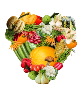 Hearty Harvest Harmony: A Colorful Vegetable Clipart Celebration of Nutrition