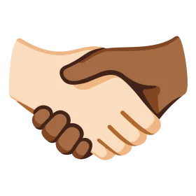Diverse Unity Handshake Clipart Symbolizing Multicultural Collaboration and Respect