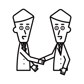 Professional Business Negotiation Handshake Clipart Illustration for Corporate Agreements