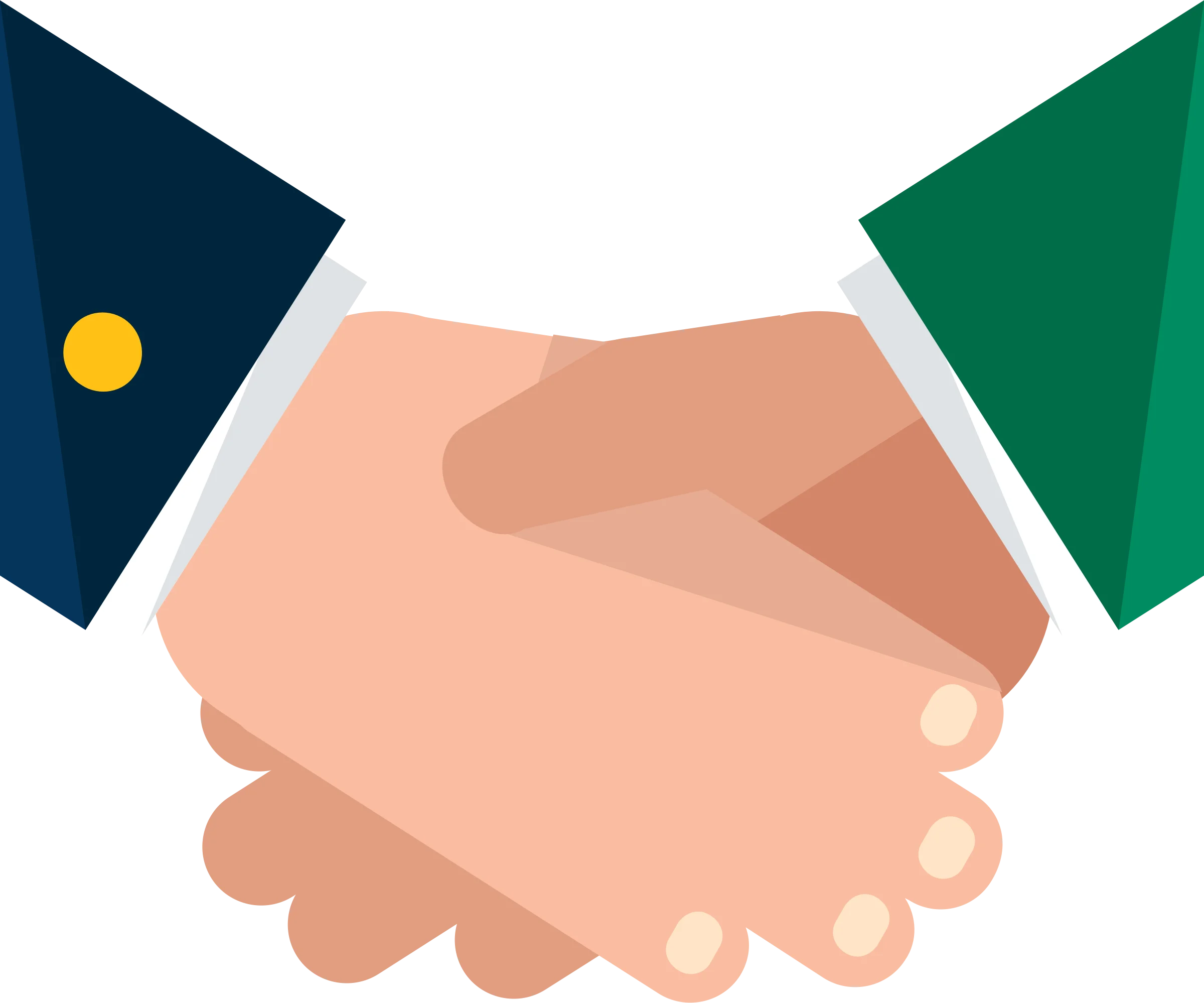Professional Business Partnership Handshake Minimalist Clipart Design
