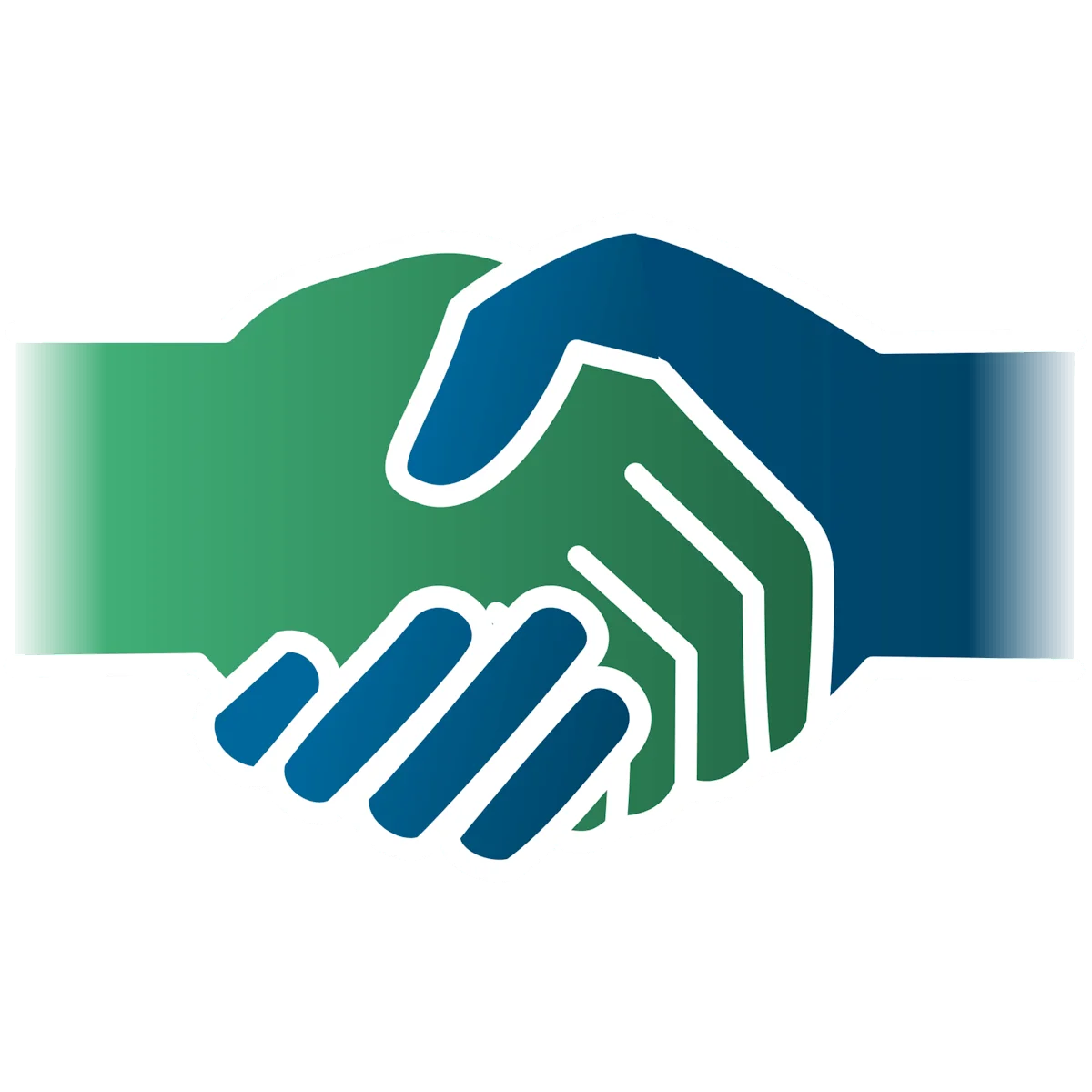 Professional Partnership Handshake Clipart Symbol of Business Collaboration
