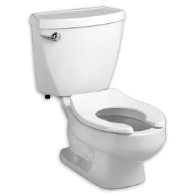 Standard White Ceramic Toilet Clipart Illustration for Bathroom Design Reference