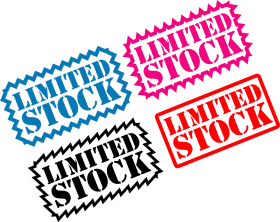 Limited Stock Alert Collection - Bold and Dynamic Clipart Design Elements
