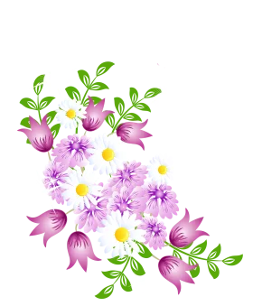Delicate Spring Blossoms Watercolor Floral Clipart Design