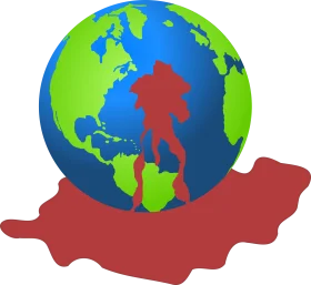 Global Environmental Protection Silhouette Earth Sustainability Clipart Design