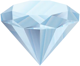 Elegant Geometric Diamond Clipart: Crystalline Precision and Sparkling Brilliance