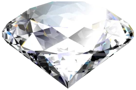 Exquisite Brilliant-Cut Diamond Clipart Showcasing Crystalline Perfection and Luminous Elegance