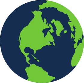 Minimalist Earth Clipart Showcasing Global Connectivity and Simplistic Design