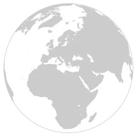 Minimalist Grayscale Earth Clipart: Global Perspective in Soft Monochrome