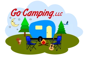 Whimsical Go Camping LLC Outdoor Adventure Clipart Illustration