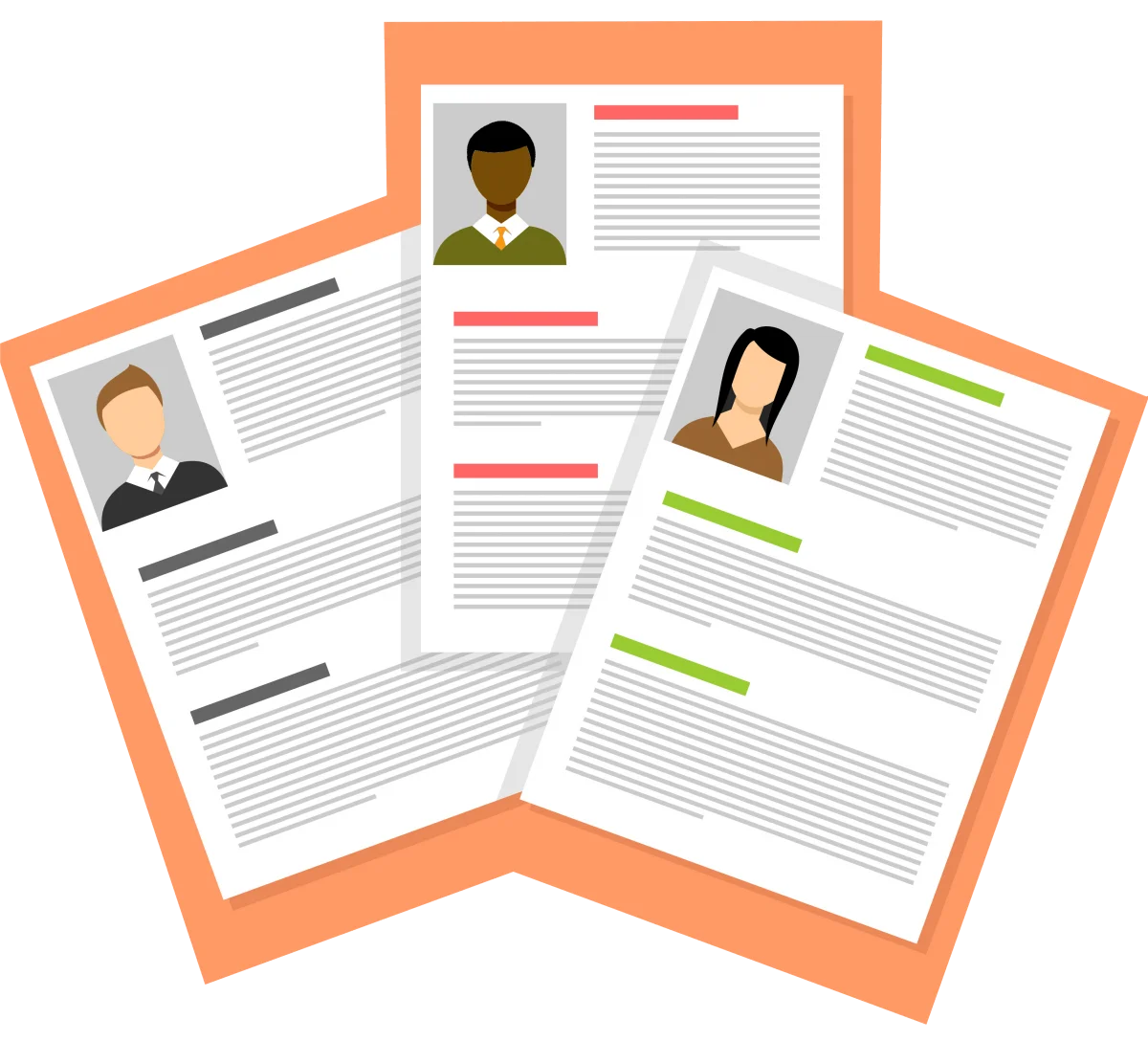 Professional Student Resume Samples Clipart Illustration Design
