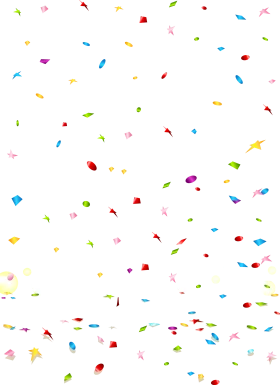 Colorful Festive Confetti Clipart Explosion of Joyful Paper Pieces