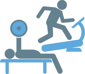 Dynamic Fitness Exercise Equipment Illustration Gym Workout Clipart Design