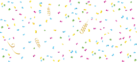 Festive Celebration Confetti Clipart - Colorful Party Explosion of Joy