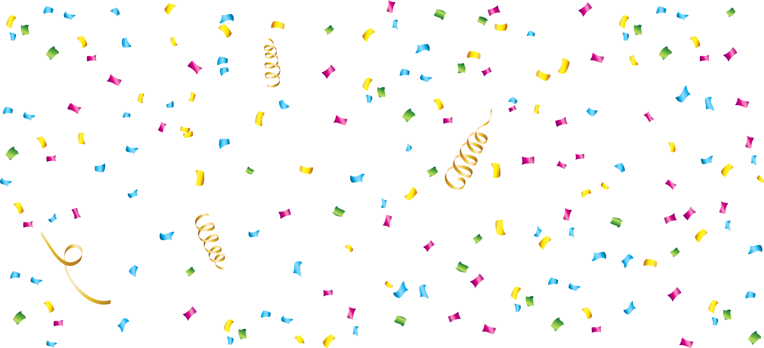 Festive Celebration Confetti Clipart - Colorful Party Explosion of Joy