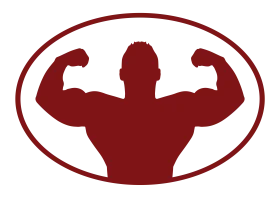 Powerful Muscular Silhouette Fitness Clipart Showcasing Strength and Bodybuilding