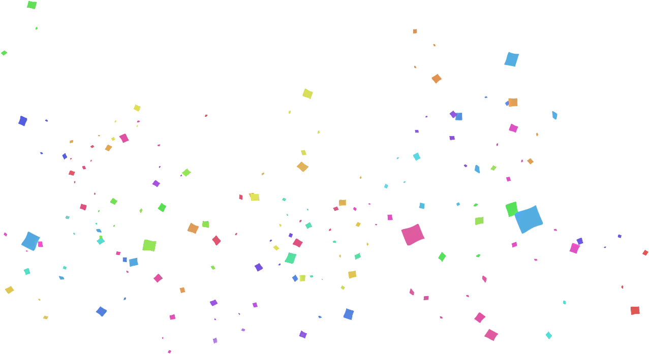 Whimsical Celebration Confetti Clipart: A Playful Explosion of Color and Joy