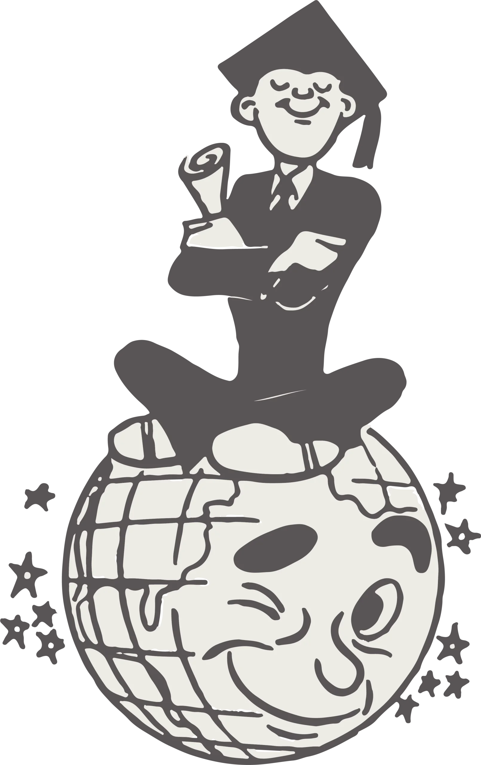Graduation Success Global Achievement Clipart Illustration of Academic Triumph