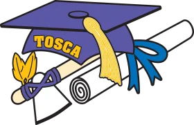Tosca Graduation Celebration Clipart: Symbolic Academic Achievement Elements