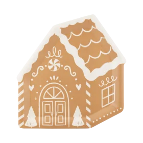 Charming Festive Gingerbread House Clipart with Delicate Decorative Details