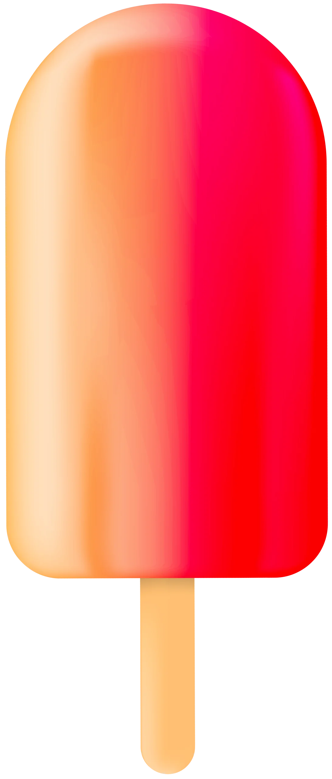 Refreshing Summer Delight: Colorful Gradient Popsicle Clipart Design