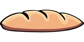 Soft Golden French Bread Clipart Illustration With Warm Bakery Highlights