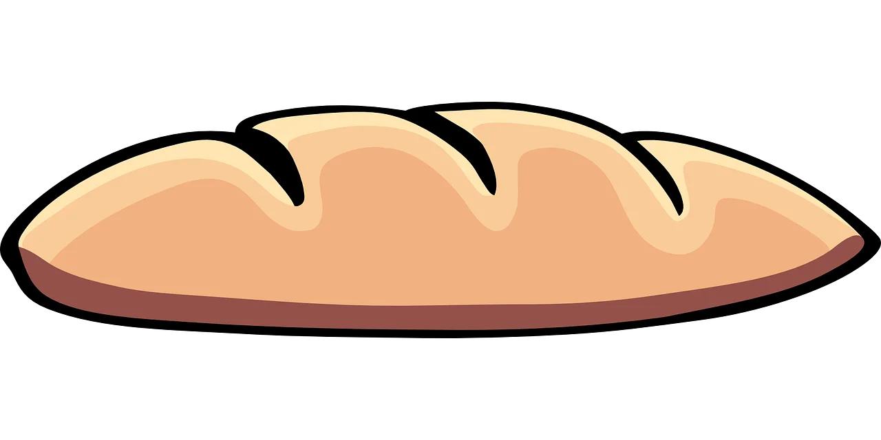 Soft Golden French Bread Clipart Illustration With Warm Bakery Highlights