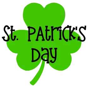 Festive St. Patrick's Day Green Shamrock Clipart Design for Celebrations