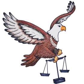 Majestic Bald Eagle Clipart Symbolizing Justice and Balance of Law