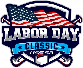 Patriotic Labor Day Classic USSSA Softball Tournament Commemorative Clipart Design
