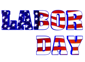 Patriotic Labor Day Clipart Celebrating American Workers and National Pride