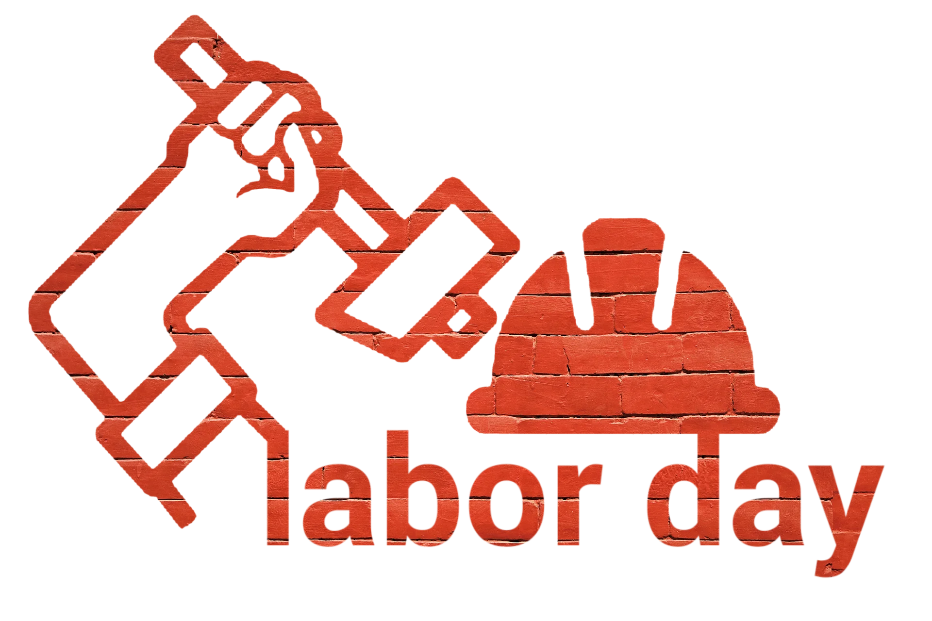 Powerful Labor Day Clipart Symbolizing Workers' Strength and Industrial Pride
