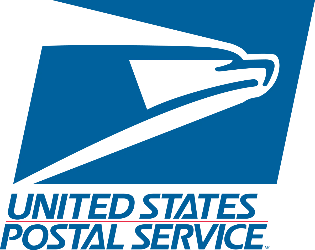 Official United States Postal Service Eagle Emblem Clipart Logo Design