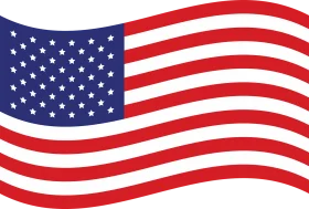Waving Stars and Stripes Clipart: Iconic American Flag Design with Dynamic Flow
