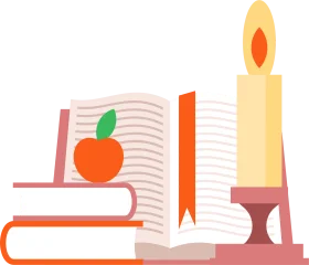 Knowledge Illumination: Educational Wisdom and Learning Symbols Clipart Design
