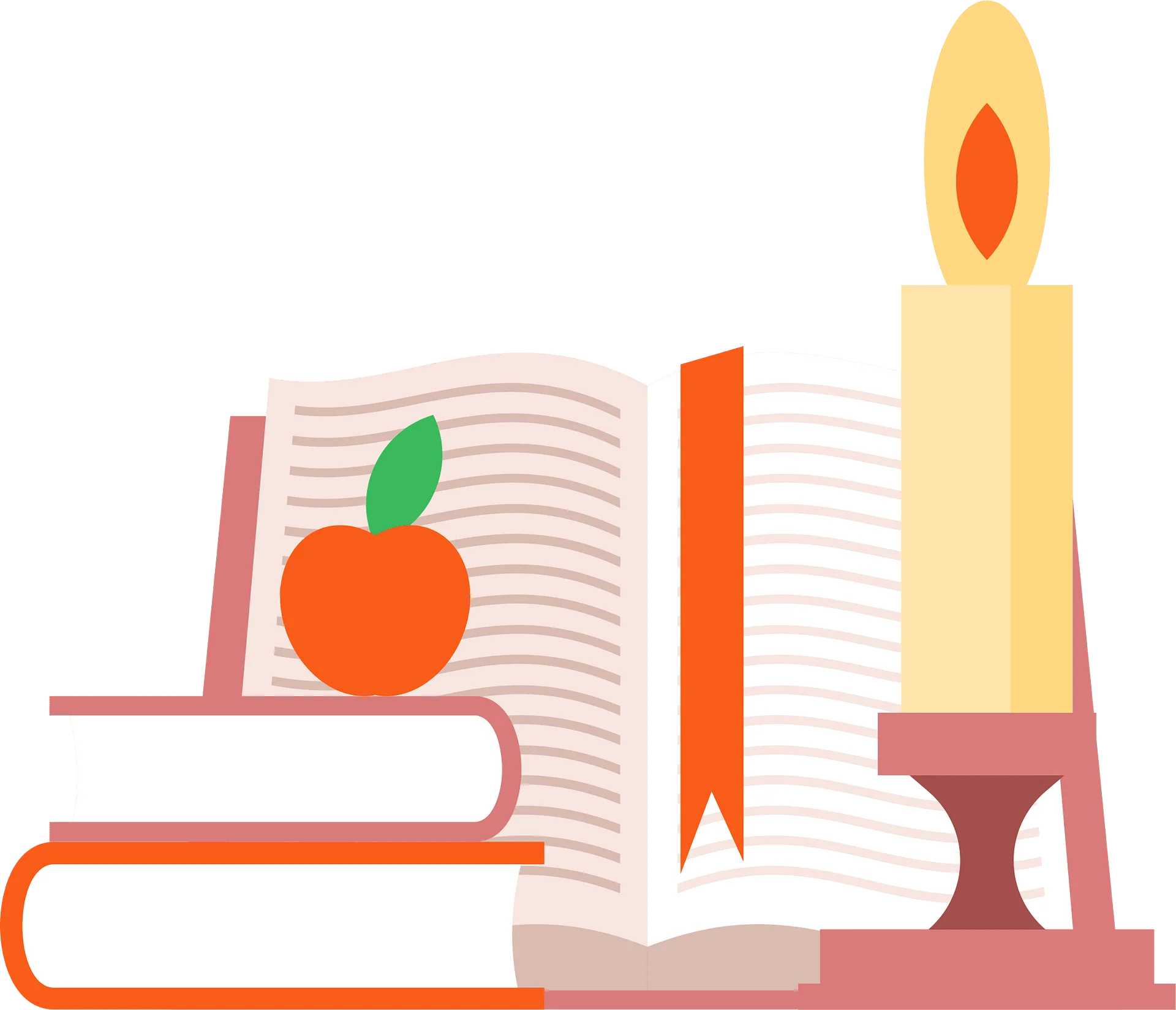 Knowledge Illumination: Educational Wisdom and Learning Symbols Clipart Design
