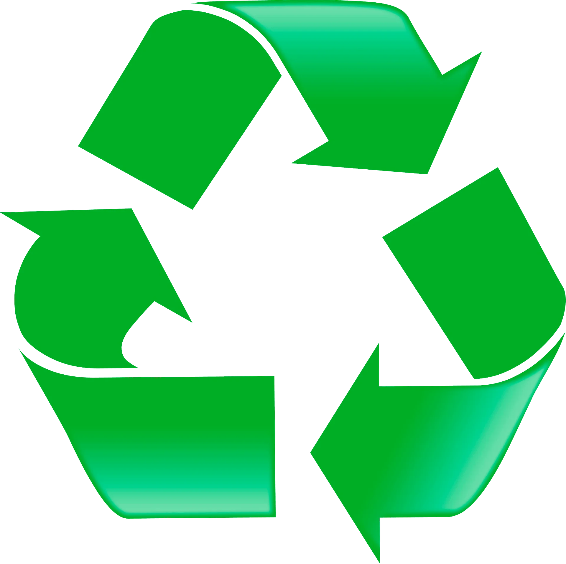 Eco-Friendly Green Recycling Symbol Clipart - Universal Sign of Environmental Sustainability
