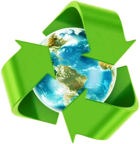 Eco-Friendly Global Recycling Concept Clipart - Sustainable Earth Transformation