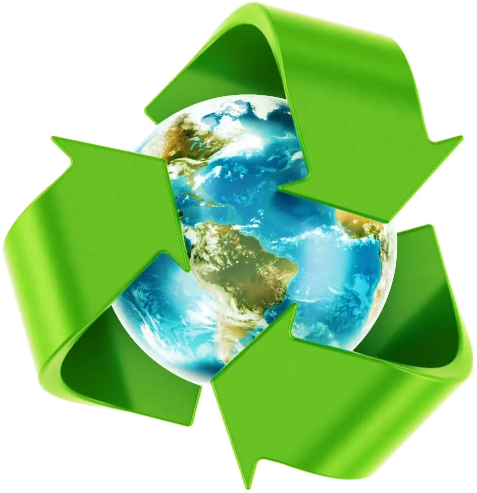 Eco-Friendly Global Recycling Concept Clipart - Sustainable Earth Transformation